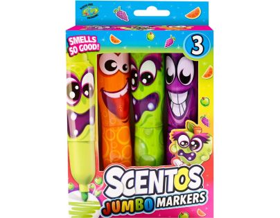 Alltoys Fixy voňavé Scentos Jumbo Funny Face 3ks