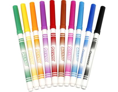 Alltoys Fixy voňavé Scentos tenké 10 ks