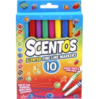 Alltoys Fixy voňavé Scentos tenké 10 ks 3