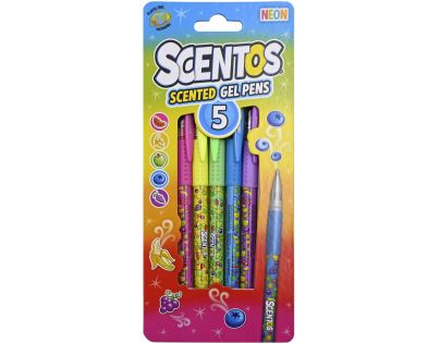 Alltoys Gelové pera Scentos - Neon