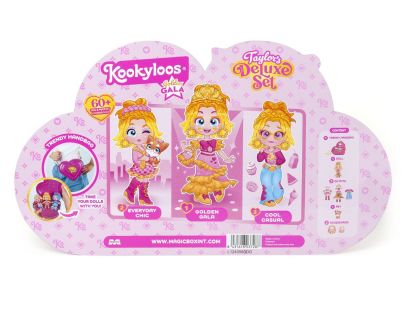 Alltoys Hrací sad Panenka Kookyloos - Golden Gala Taylor Deluxe