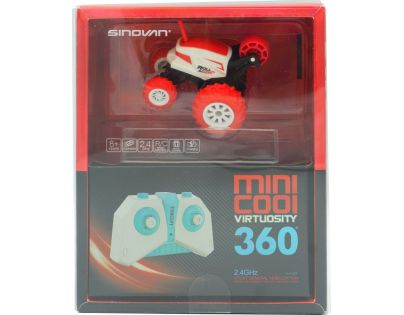 Alltoys Kaskadérské RC auto mini červené s 5 koly