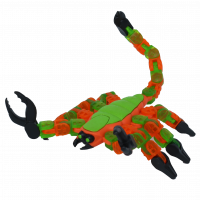 Alltoys Klixx Creaturez Škorpion zelenooranžový 3
