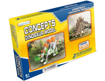 Alltoys Kovová stavebnice Stegosaurus 125 dílků