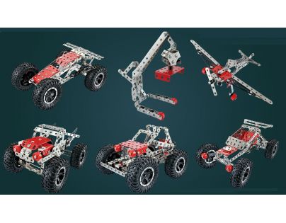 Alltoys Kovová stavebnice terénní auto 288 dílků