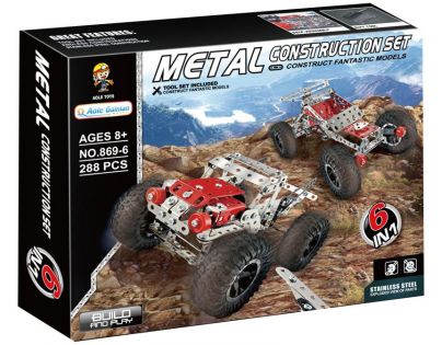 Alltoys Kovová stavebnice terénní auto 288 dílků
