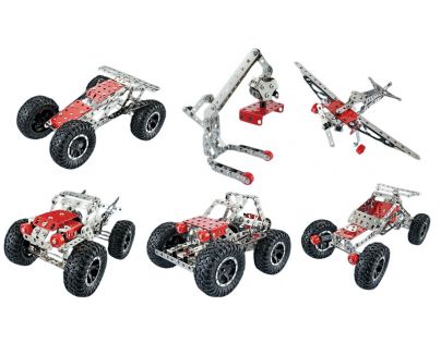 Alltoys Kovová stavebnice terénní auto 288 dílků