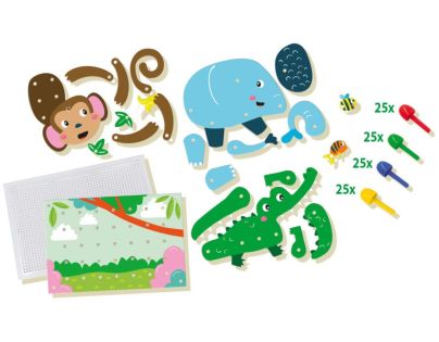 Alltoys Kreativní mozaika - zvířátka Alltoys Kreativní mozaika - zvířátka
