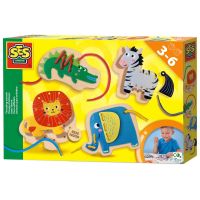 Alltoys Kreativní navlékací sada - Džungle se zvířátky - Poškozený obal
