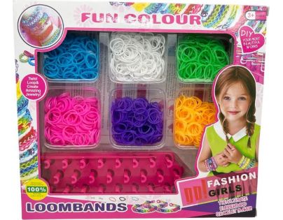Alltoys Kreativní sada na výrobu náramků Loom Band 1200 ks