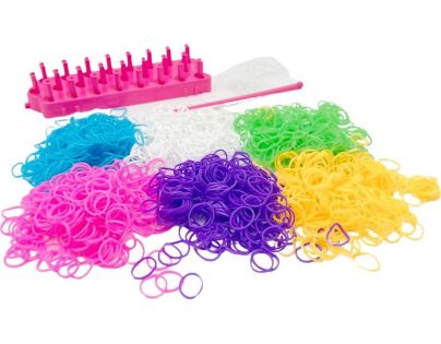 Alltoys Kreativní sada na výrobu náramků Loom Band 1200 ks