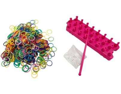 Alltoys Kreativní sada na výrobu náramků Loom Band 600 ks