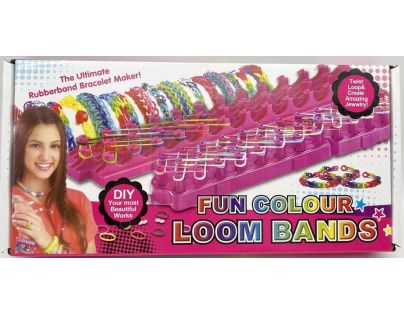 Alltoys Kreativní sada na výrobu náramků Loom Band 600 ks