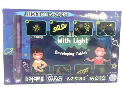 Alltoys Kreslící tabulka svítící ve tmě