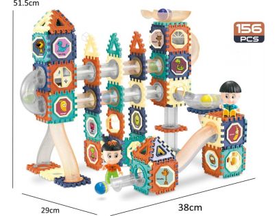 Alltoys Kuličkodráha Marble Run Blocks 156 ks