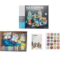 Alltoys Kuličková dráha magnetická se světlem 150 ks - Poškozený obal