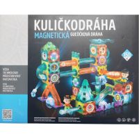 Alltoys Kuličková dráha magnetická se světlem 150 ks - Poškozený obal 3