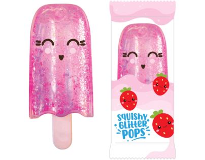 Alltoys Mačkací gelové třpytivé lízátko