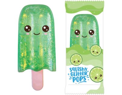 Alltoys Mačkací gelové třpytivé lízátko