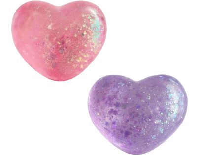 Alltoys Mačkací gelové třpytivé srdíčko