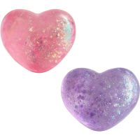 Alltoys Mačkací gelové třpytivé srdíčko