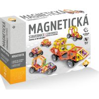 Alltoys Magnetická stavebnice 58 ks - Poškozený obal