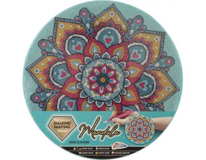 Alltoys Malování pomocí kamínků Diamond Painting Mandala zelená