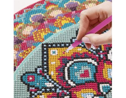 Alltoys Malování pomocí kamínků Diamond Painting Mandala zelená