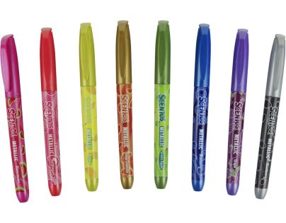 Alltoys Metalické fixy Scentos 8 ks