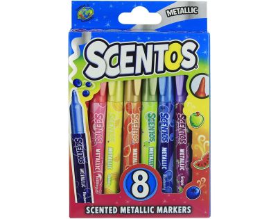 Alltoys Metalické fixy Scentos 8 ks