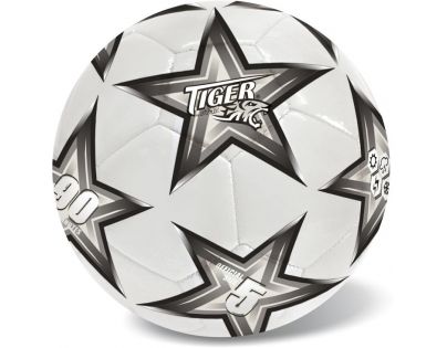 Alltoys Míč kožený fotbalový stříbrný č.5