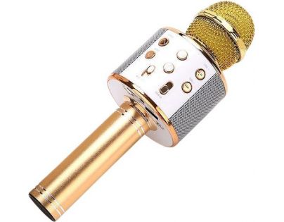 Alltoys Mikrofon bezdrátový zlatý