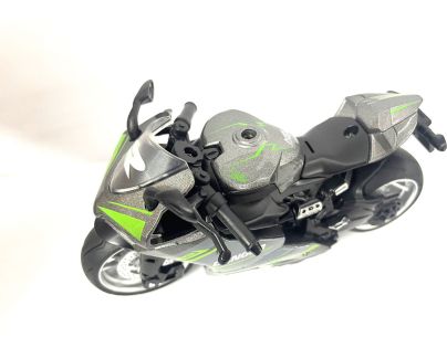 Alltoys Motorka 1 : 14 (131) šedo-zelená