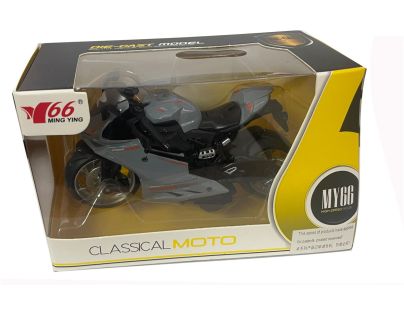 Alltoys Motorka 1 : 14 (131) šedo-oranžová