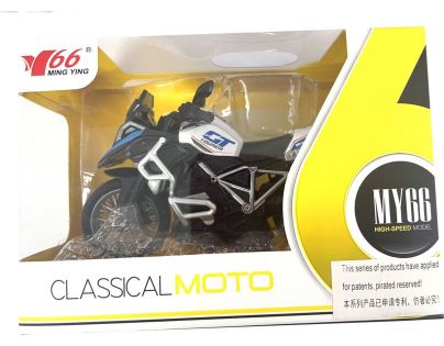 Alltoys Motorka 1 : 14 bílá GT Tourer