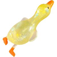 Alltoys Natahovací a mačkací třpytivá kachna