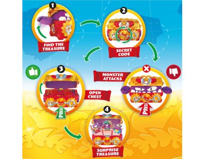 Alltoys Piratix S - Herní sada Monser Treasure