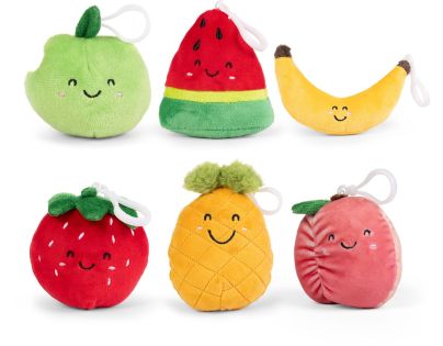 Alltoys Plyšová klíčenka mini Ovoce 10 cm