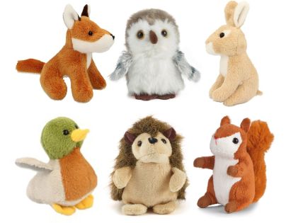 Alltoys Plyšové mini zvířátko z lesa 10 cm
