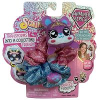 Alltoys Plyšová třpytivá gumička a zvířátko 2v1 ScrunchMiez 3