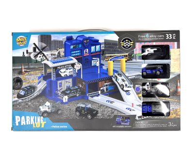 Alltoys Policejní hrací set + 4 autíčka