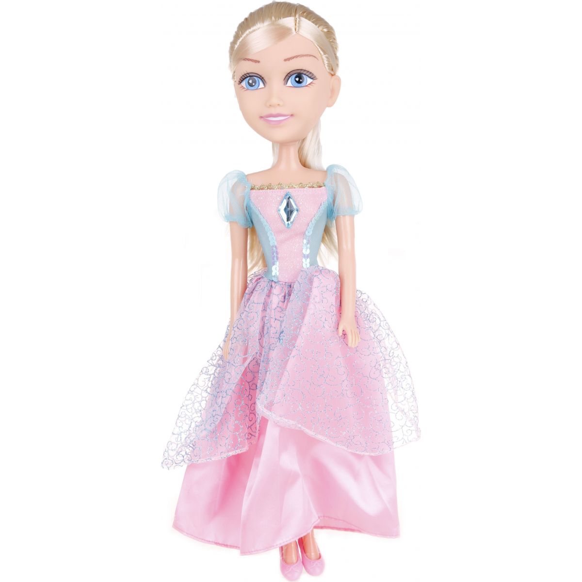 Alltoys Princezna 50 cm Sparkle Girlz - Zeleno - růžové šaty