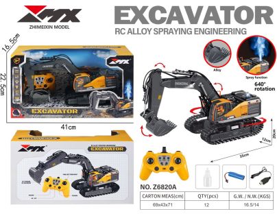 Alltoys RC bagr se sprejem 1:18 2.4Ghz
