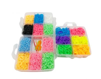Alltoys Sada gumiček 3 000 ks na výrobu náramků Loom Band