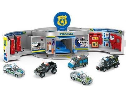 Alltoys Servisní stanice Car Wax pro auta Policie