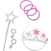 Alltoys Set pro princeznu s motivem hvězdiček v růžové barvě