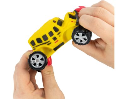 Alltoys Strečový natahovací školní autobus