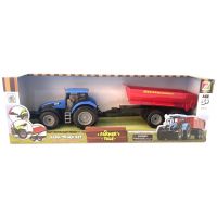 Alltoys Traktor s valníkem modrý 2