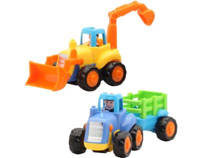 Alltoys Traktor s valníkem nakladač 4x4 Junior