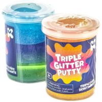 Alltoys Tříbarevý sliz v kelímku